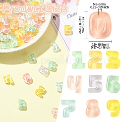 Transparent Mini Resin Cabochons&nbsp;RESI-CJC0023-20