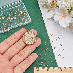100Pcs Rack Plating Brass Open Jump Rings&nbsp;KK-PH0013-59C