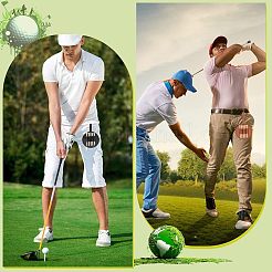 2Pcs 2 Colors Imitation Leather Golf Tees Storage Bags&nbsp;AJEW-CA0003-31