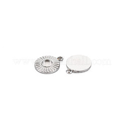 304 Stainless Steel Pendant Enamel Settings&nbsp;STAS-N097-205P