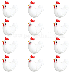 12Pcs Easter Silicone Beads&nbsp;SIL-PA0001-60