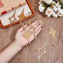 6Pcs Iron Hanging Ornaments&nbsp;HJEW-WH0036-94
