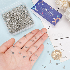 500Pcs Alloy Screw Eye Peg Bails&nbsp;FIND-SC0010-21