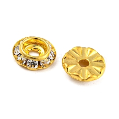 Brass Crystal Rhinestone Beads&nbsp;RB-F035-06A