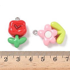 Opaque Resin Pendants&nbsp;RESI-I339-05P