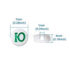 Enamel Style Acrylic Beads&nbsp;SACR-TA0001-02