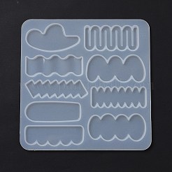 DIY Irregular Shape Cabochon Silicone Molds for Hair Clips&nbsp;DIY-L069-01C
