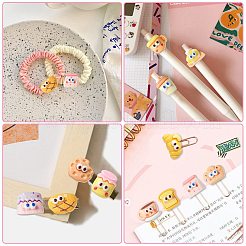 60Pcs 12 Styles Cartoon Opaque Resin Cabochons&nbsp;CRES-CJ0001-63