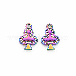 Rack Plating Rainbow Color Alloy Pendantsd&nbsp;PALLOY-S180-375