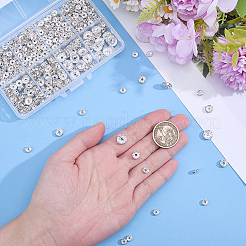 520Pcs Brass Rhinestone Spacer Beads&nbsp;RB-PA0001-07A
