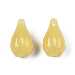 Transparent Spray Painted Glass Pendants&nbsp;GLAA-S054-20