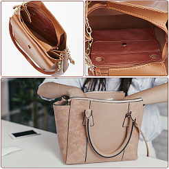 2Pcs 2 Styles PU Imitation Leather Bag Organiser Inserts&nbsp;DIY-WR0002-86