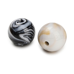 Two Tone Opaque Acrylic Beads&nbsp;AC-CBA6BCC-14