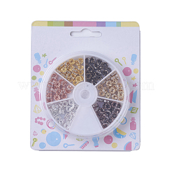 Brass Rhinestone Spacer Beads&nbsp;RB-JP0002-10-NF