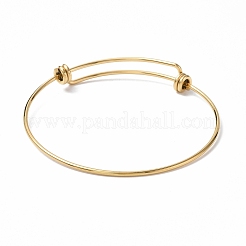 Ion Plating(IP) Adjustable 304 Stainless Steel Bangles Making&nbsp;MAK-F286-01G