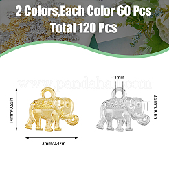 120Pcs 2 Colors Metal Alloy Charms&nbsp;FIND-DC0004-55