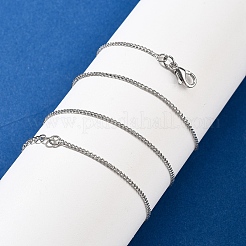 Brass Curb Chain Necklaces for Women&nbsp;NJEW-D302-50P