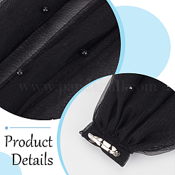 1 Pair Polyester Lace Tippet&nbsp;AJEW-GF0015-28B