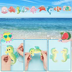 Ocean Theme Sea Animal Pendant Decoration&nbsp;HJEW-WH0042-85