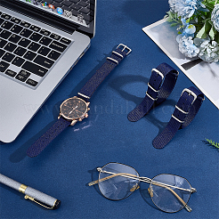 3Pcs Nylon Watch Bands&nbsp;AJEW-OC0015-63D
