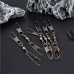 30Pcs Carbon Steel Fishing Rolling Bearing Connector&nbsp;STAS-FH0002-10