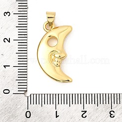 Brass Micro Pave Cubic Zirconia Pendants&nbsp;KK-I360-047G