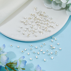 100Pcs Brass Spacer Beads&nbsp;KK-FI0001-02B-S