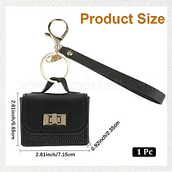 Portable PU Leather Bag Keychain&nbsp;FIND-WH20012-89A