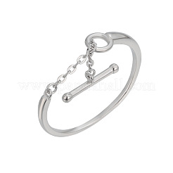 OT Clasp 925 Sterling Silver Adjustable Finger Rings for Women&nbsp;FS-WGF9FBF-01