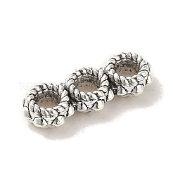 Tibetan Style Alloy Spacer Bars&nbsp;TIBEB-L021-21AS