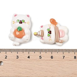 Cat Theme Resin Cabochons&nbsp;CRES-E003-04