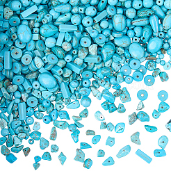 1021Pcs 12 Styles Dyed Synthetic Turquoise Beads&nbsp;TURQ-BM0001-01
