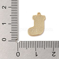 Christmas Brass Enamel Pendants&nbsp;KK-P278-01A-G