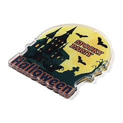 Halloween Theme Double Sided Printed Acrylic Big Pendants&nbsp;OACR-Z023-02M