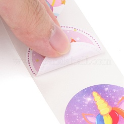 8 Styles Horse Paper Stickers&nbsp;X-DIY-L051-008