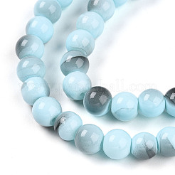 Baking Paint Glass Beads&nbsp;X1-DGLA-N013-8mm-03