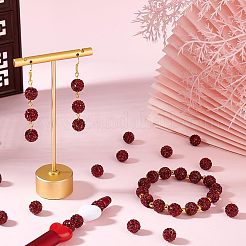 100Pcs Pave Disco Ball Beads&nbsp;FIND-PH0022-11B