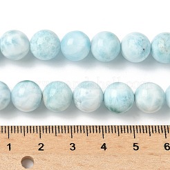 Natural Larimar Beads Strands&nbsp;G-B141-01-10mm