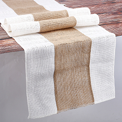 Burlap Table Runner for Dining Table&nbsp;DJEW-FG0001-02