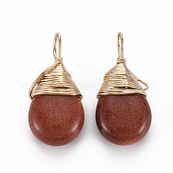 Synthetic Goldstone Pendants&nbsp;G-S359-294D