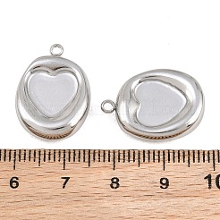 304 Stainless Steel Pendant Cabochon Settings&nbsp;SA-CBACA10-01P