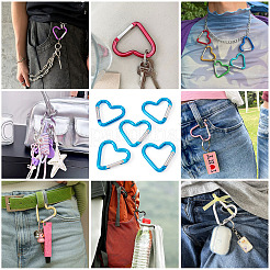 5Pcs Zinc Alloy Spring Gate Rings&nbsp;FIND-TA0009-73C