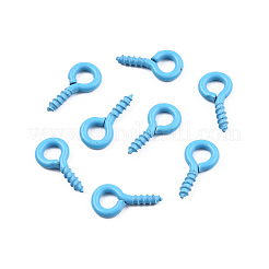 Spray Painted Iron Screw Eye Pin Peg Bails&nbsp;IFIN-N010-002B-04