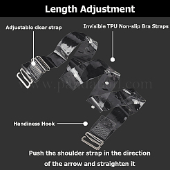 10 Pairs TPU Non-slip Bra Straps&nbsp;DIY-CY0003-14A