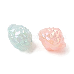 UV Plating Opaque Acrylic Beads&nbsp;OACR-G058-17A