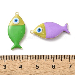 201 Stainless Steel Enamel Pendants&nbsp;FIND-Z102-04G