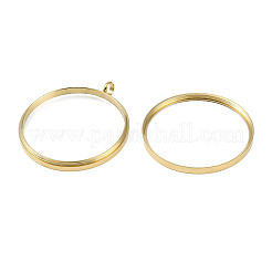 Ion Plating(IP) 304 Stainless Stee Locket Pendants&nbsp;STAS-S132-16G-07
