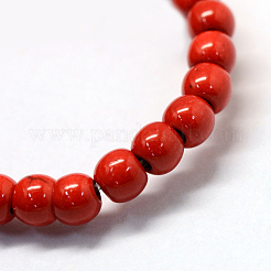 Synthetic Turquoise Bead Strands&nbsp;TURQ-S284-6mm-A01