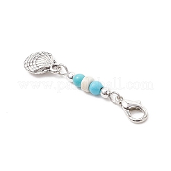 Ocean Theme Tibetan Style Alloy Pendant Decorations&nbsp;HJEW-JM03439