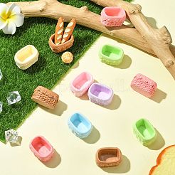 28Pcs 7 Colors Opaque Resin Cabochons&nbsp;RESI-CJ0004-67